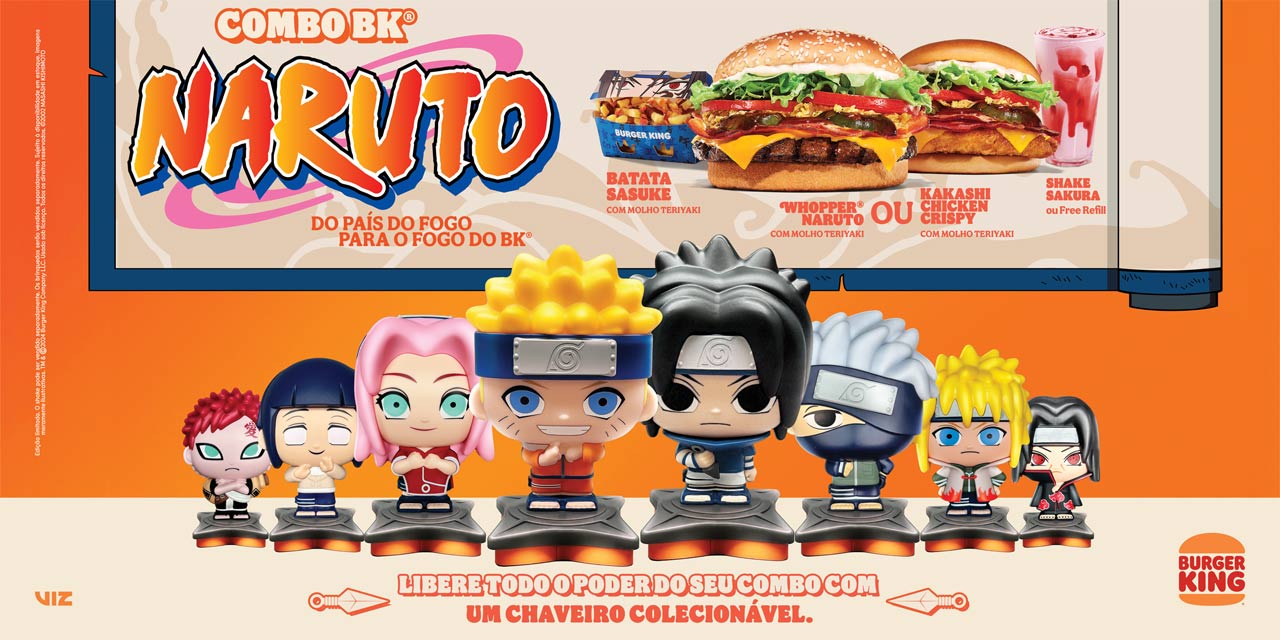 Naruto Ganha Combo Especial No Burger King Gastronomia Br