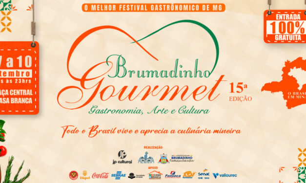 Festival Brumadinho Gourmet acontece neste fim de semana em Casa Branca