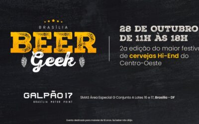 Brasília Beer Geek acontece dia 28 de outubro no Galpão 17