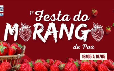 Festa do Morango em Poá ocorre de 16 a 19 de maio